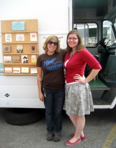 Crystal and Kyle Durrie in front of her Type Truck